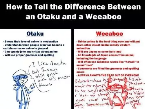 Weeaboo Porn - D&R: Anime Fans â€“ Otaku vs. Weeaboo Angelica's A-POP Blog