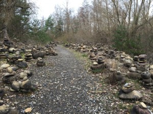 These stone piles went on for a surprisingly long time!