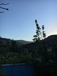Sunset in Villafranca.