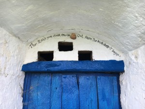 "The road goes on and on- out from the door where it began."