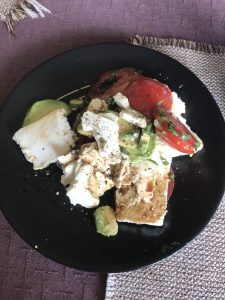 Beautiful caprese salad