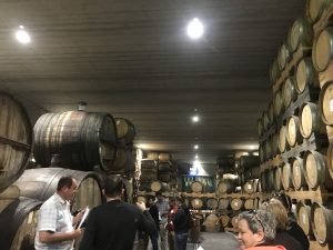 the wine tasting consisted of around 90 bottles of wine in a room that were open and available to be poured yourself.