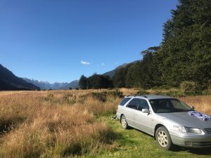 Camping spot about 30 min from Milford sound