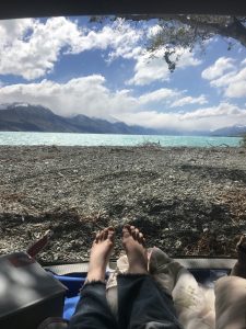 View from my sleeping spot