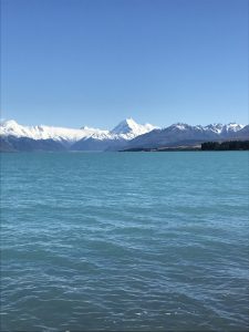Morning view of mt. cook