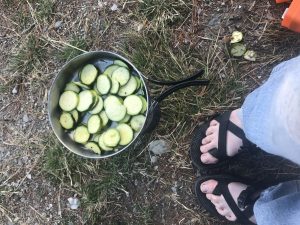 Dinner at lake Wanaka