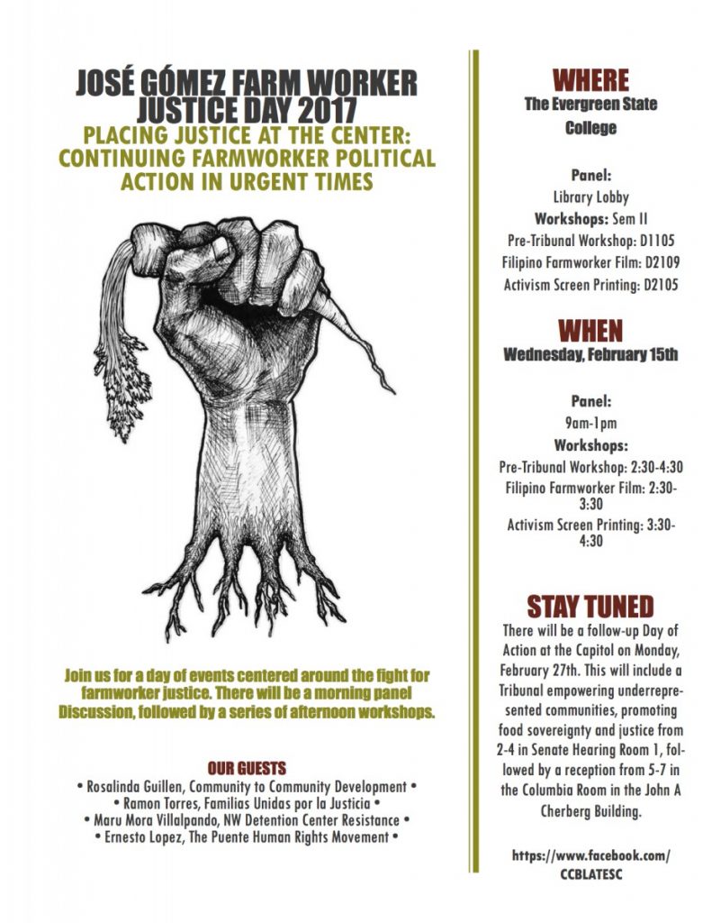 Farm Worker Justice Day Flyer 2017