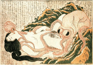 Image of Japanese myth Tako to Ama