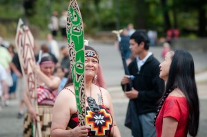 Longhouse Carving Opening