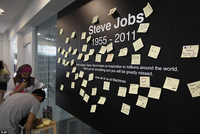 Steve Jobs Tears and tributes around the world as Apples legions of fans mark the death of Steve Jobs 