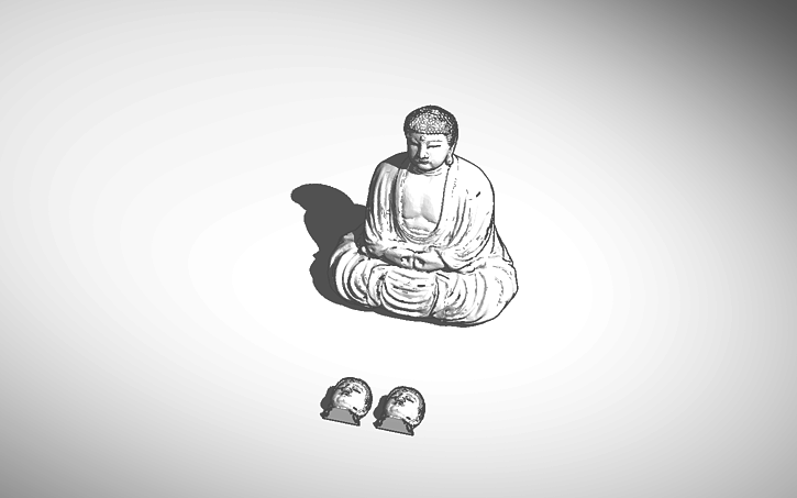3d print of Buddha head