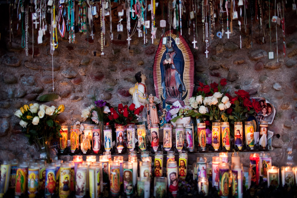 Here is a christian shrine taken in Mexico.