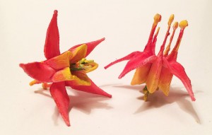 3d printed flowers close