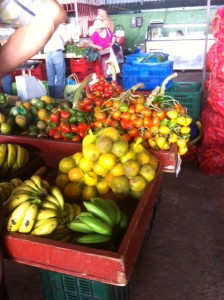 San Isidro Farmers Market, taken by Yarden.